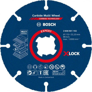 Bosch EXPERT Carbide Multi Wheel XLOCK Trennscheibe115mm 2223mm 2608901192