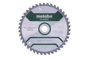 Metabo MultiCutClassic 165x20 42 FZTZ 5 628280000