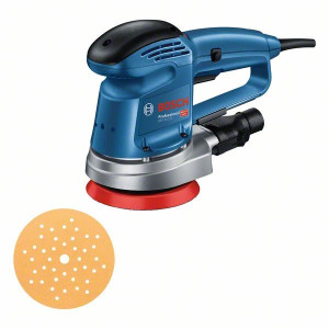 Bosch Exzenterschleifer GEX 34125 1 x Pap.staubbtl. 1 x Absaugad. 0601372300