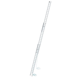 Günzburger AluminiumSeilzugleiter 3 x 18 Sprossen 22318
