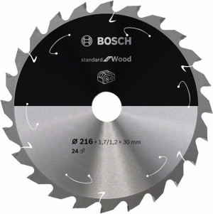 Bosch AkkuKreissägeblatt Standard Wood 216x1712x30 24Zähne 2608837721