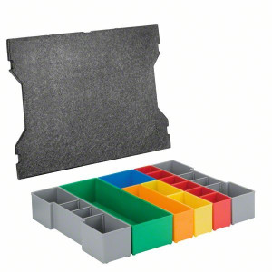 Bosch Boxen für Kleinteileaufbewahrung LBOXX 102 inset Set 13tlg. 1600A016N8