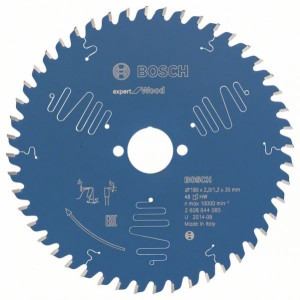 Bosch Kreissägeblatt Expert for Wood 190 x 30 x 20 mm 48 2608644085