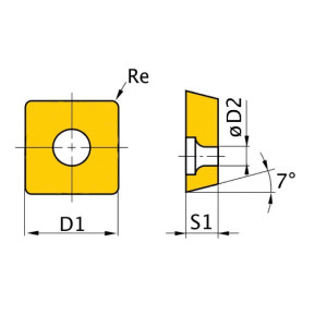 Optimum HMErsatzwendeplatten ISO PSDNN3232P15 3441757