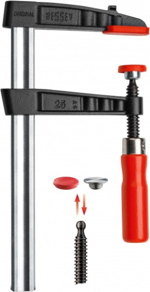 Bessey TempergussSchraubzwinge TG 1000140