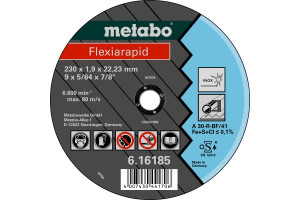 Metabo Flexiarapid 125x16x222 Inox 616182000