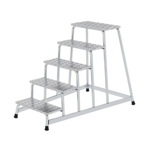 Günzburger AluminiumArbeitspodest starr 5 Stufen 50035