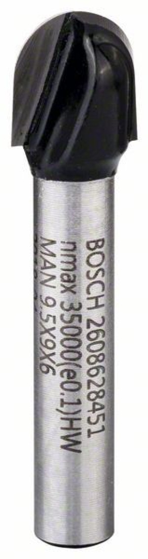 Bosch Hohlkehlfräser 6mm R1 47mm D 95mm L 92mm G 40mm 2608628451