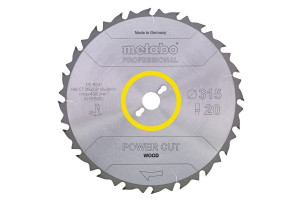 Metabo PowerCutProf 315x30 20 FZ 22 628015000