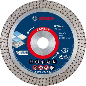 Bosch EXPERT HardCeramic 76mm Diamanttrennscheiben 76 x 15 x 10mm. 2608900652