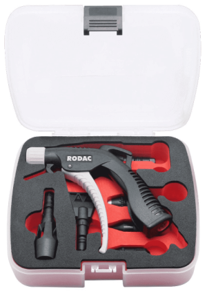 Rodac Blaspistole mit 7 Zubehörteilen im Koffer RC057SET