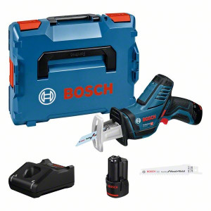 Bosch AkkuSäbelsäge GSA 12V14 mit 2 x 3.0 Ah LiIon Akku LBOXX 060164L976