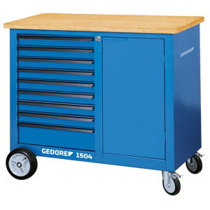 Gedore 1504 0810 Rollwerkbank mit 9 Schubladen 1814923