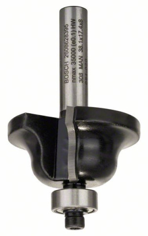 Bosch Kantenformfräser B 8mm R1 63mm B127mm L 17mm G 61mm 2608628395