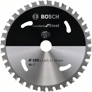Bosch AkkuKreissägeblatt Standard Steel 160x1612x20 36Zähne 2608837749