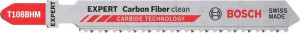 Bosch EXPERT Carbon Fiber Clean T 108 BHM 3Stück. Für Stichsägen 2608900565