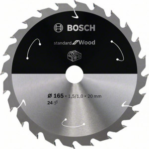Bosch AkkuKreissägeblatt Standard Wood 165x151x20 24Zähne 2608837685