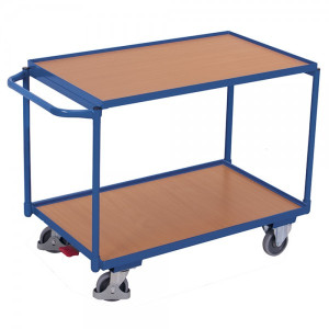 VARIOfit Tischwagen mit 2 Ladeflächen sw600.501