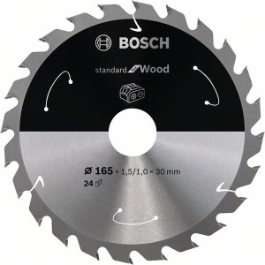 Bosch AkkuKreissägeblatt Standard Wood 165x151x30 24Zähne 2608837688