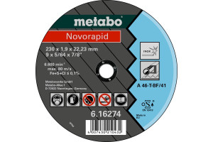 Metabo Novorapid 230x19x2223 Inox 616274000