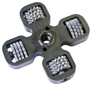 Eibenstock Drehkreuz kpl. mit 16 Frässternen (spitz) 37429000
