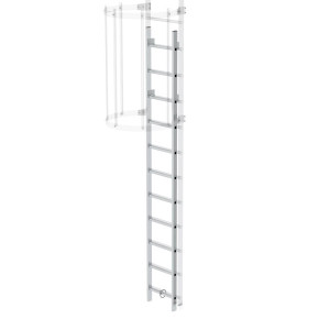 Günzburger AluminiumEinstiegsleiter Aluminium blank 61445