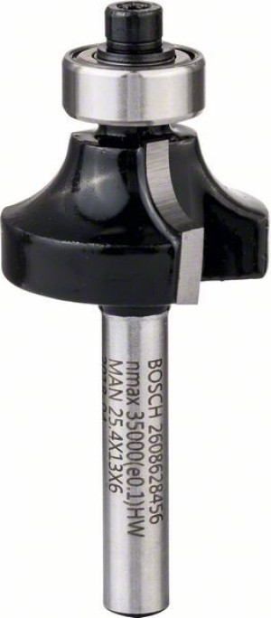 Bosch Abrundfräser 6mm R1 63mm D 254mm L 131mm G 54mm 2608628456