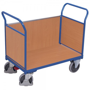 VARIOfit Dreiwandwagen mit Holz sw800.302