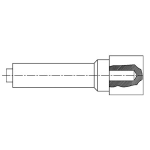Schweißkraft ErsatzKohle 90 gebohrt mit M 10 Gewinde für Stempel 1025 ST 1231...