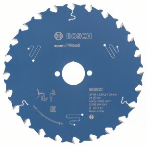 Bosch Kreissägeblatt Expert for Wood 184 x 30 x 26 mm 24 2608644041