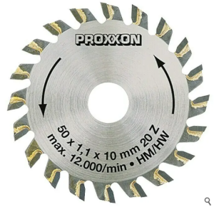 Proxxon Kreissägeblatt hartmetallbestückt 50 mm (20 Zähne) 28017
