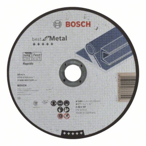 Bosch Trennscheibe gerade Best for Metal A 46 V BF 180 mm 16 mm 2608603520