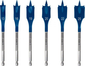 Bosch EXPERT SelfCut FlachfräsbohrerSet131619202225mm 6tlg. 2608900333