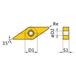 Optimum HMErsatzwendeplatten ISO RNMG1605MO 3441704