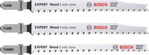 Bosch EXPERT Wood 2side clean StichsägeblattSet 3tlg. T308BBO.2608900559
