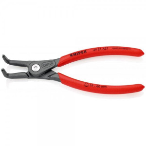 Knipex Sicherungsringzange 165 mm A 21 gebogen 4921 4921A21