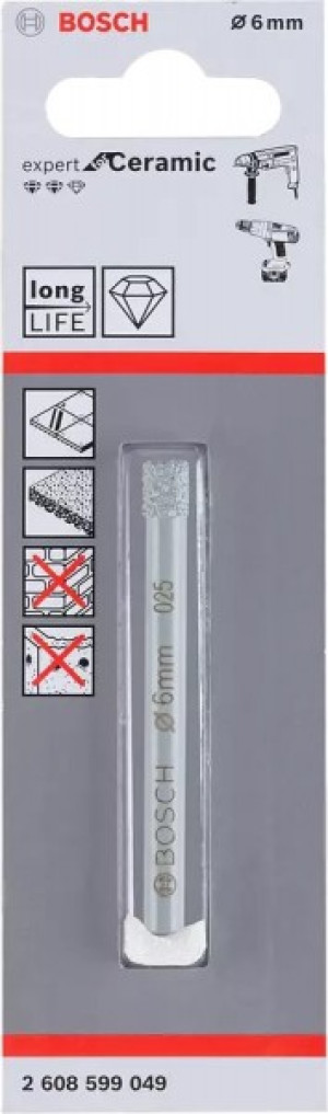 Bosch Diamantbohrer Expert for Ceramic 6mm 2608599049