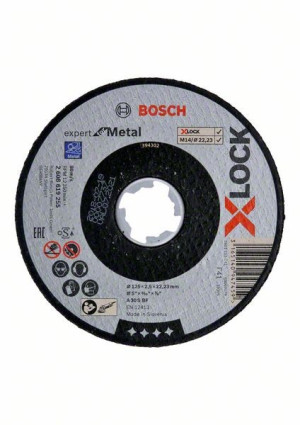 Bosch XLOCK Expert for Metal 125x25x2223 Trennscheibe gerade 2608619255
