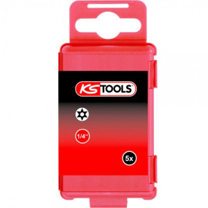 KS Tools 14 TORSIONpower Bit TX75mmTB10mit Bohrung 5er Pack 918.3651