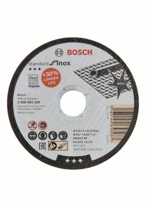 Bosch Trennscheibe gerade Standard Rapido WA 60 T BF 115 mm 10 mm 2608603169