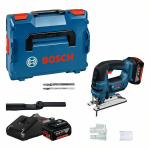 Bosch AkkuStichsäge GST 18VLI B LBOXX 136 2 x LiIonAkku 40 Ah06015A6106
