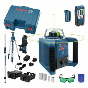Bosch Rotationslaser GRL 300 HVG mit Baustativ BT 300 HD u. GR 240 061599404B