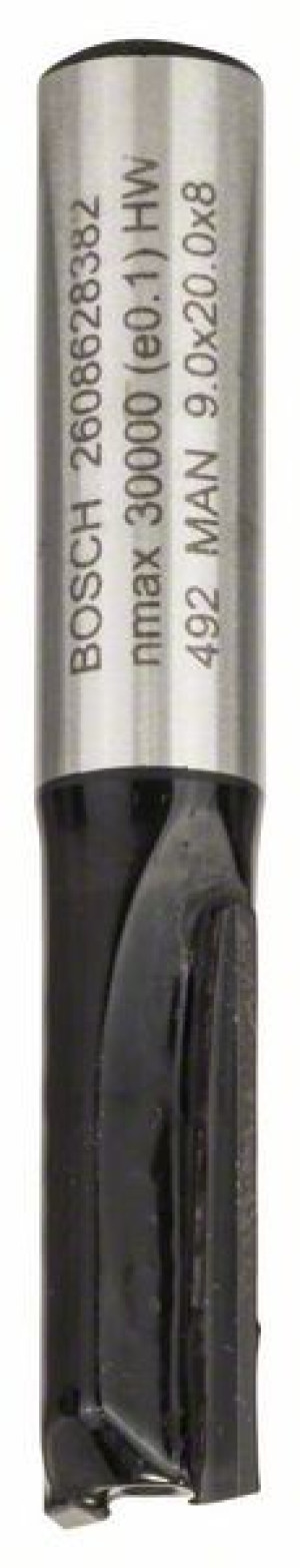 Bosch Nutfräser 8mm D1 9mm L 196mm G 51mm. Für Handfräsen 2608628382