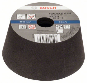 Bosch Schleiftopf konischMetallGuss 90 mm 110 mm 55 mm K 60 1608600234