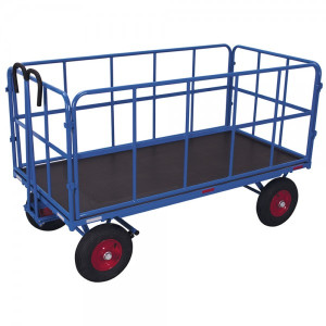 VARIOfit Handpritschenwagen mit 4 Rohrgitterwänden zu45161