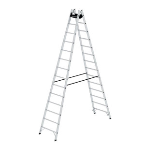 Günzburger AluminiumStehleiter 14 Sprossen 33028
