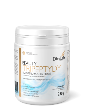 Kolagen rybi tripeptydowy 500 Da + MUCYNA, Q10, NAD+ HA - 41 dni