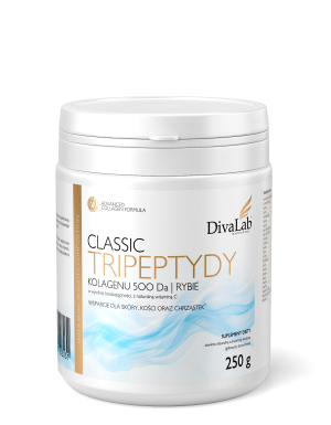Kolagen z ryb 500 Da - Naturalna witamina C | Tripeptydy kolagenu - 49 dni