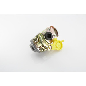 Kupplungskopf für Anhänger M22x1,5 - Gelb