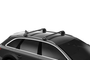 Bagażnik dachowy Thule New Wingbar EDGE Black 7214B-7213B-7206-6010 Volvo V60 II 2018-